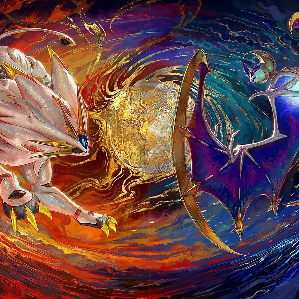 Pocket Solgaleo EX Lunala EX Zelfgemaakte Kaart Geëtste DIY Texturen Singles Pockemontcg Anime Collectie Game Kaarten