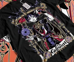 Genshin Impact Unisex T-Shirt - Scaramouche  Wanderer  Kunikuzushi