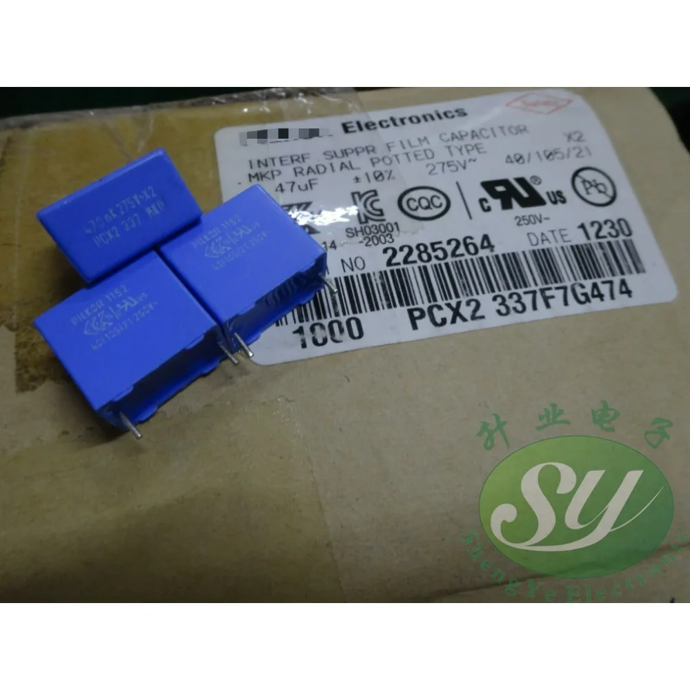 

20PCS MKP337 0.47uf/275vAC 470nf u47 474 brand new 15mm film capacitor
