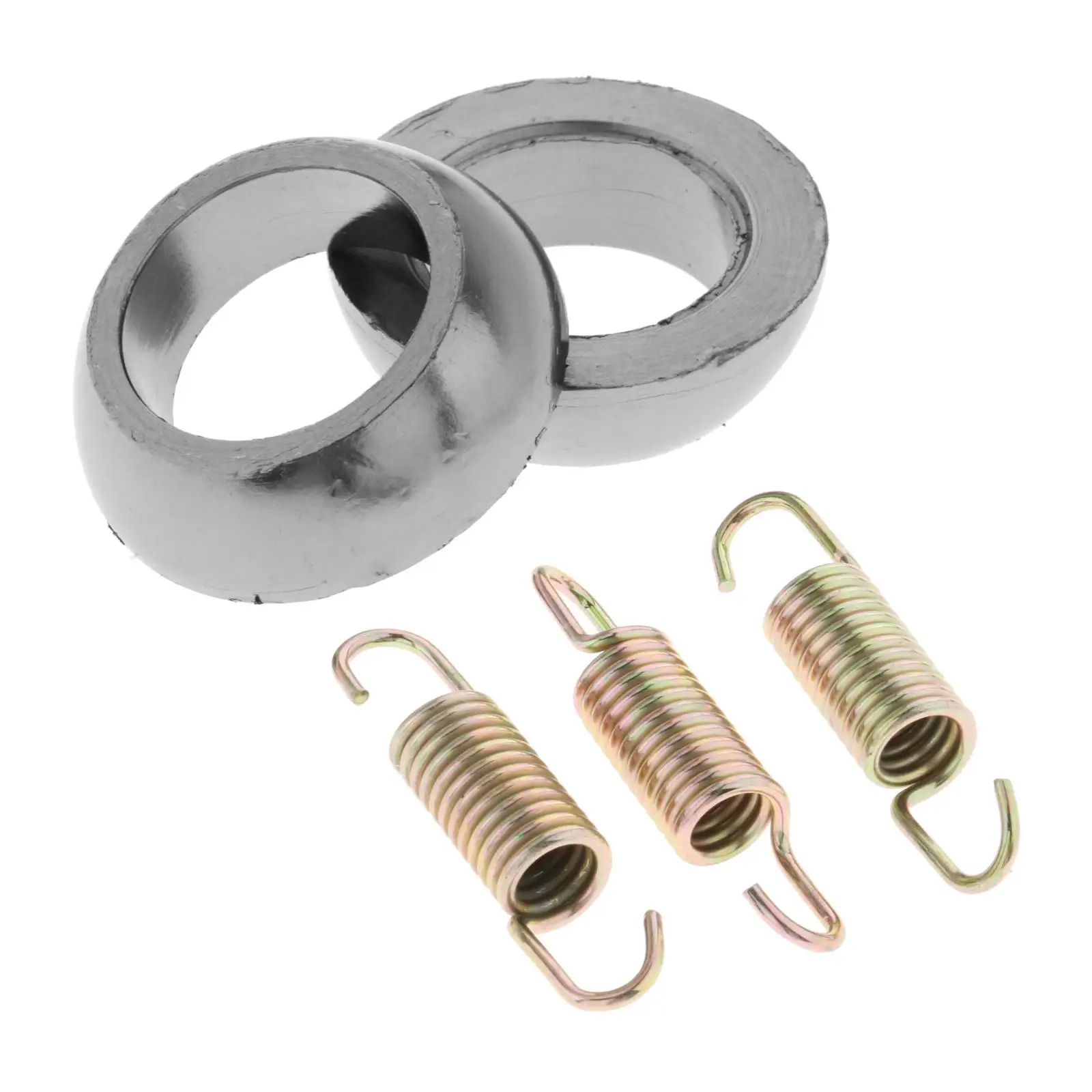 Resortes de tubo de escape (3) + Kit de juntas Reparación de piezas de ATV Kit de juntas y resortes de escape para Arctic Cat 300 1998 1999 - 2005