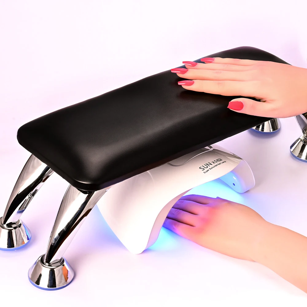 Pink Black Nail Hand Rest Pillow Pedicure Manicure Table Hand Feet Cushion Pillow Holder Arm Rests Professional Nail Stand Tools