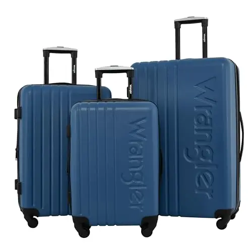 

Набор чемоданов Wrangler Quest, цвет Vallarta Blue, 3 предмета (30"/26"/22")