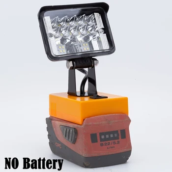 LED-werklamp voor Hilti B22 22V-serie CPC-lithiumbatterij met 2800 lumen en USB 18W-uitgang (exclusief batterij)