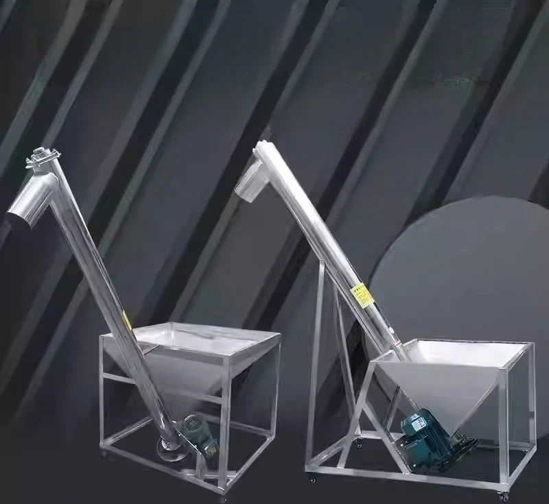 Screw Conveyor Feeder Stainless Steel Automatic Auger Screw Granular Powder Feeder Vertical Hoist