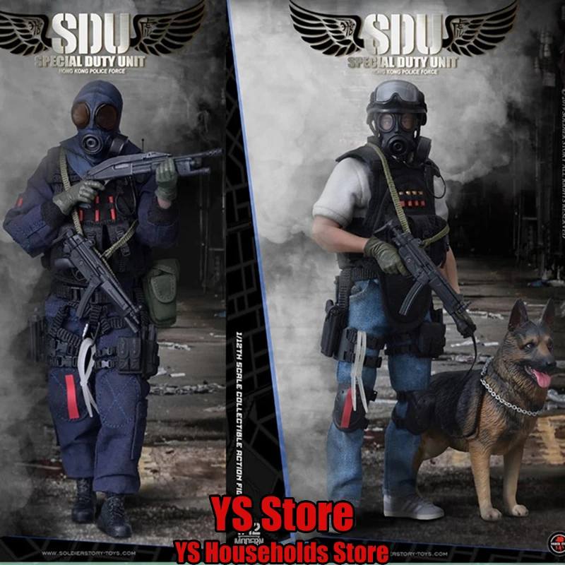 SoldierStory SSM002 1/12 HK SDU Assault Team SSM-003 Canine Handler Collectible Action Figure Full Set 6\