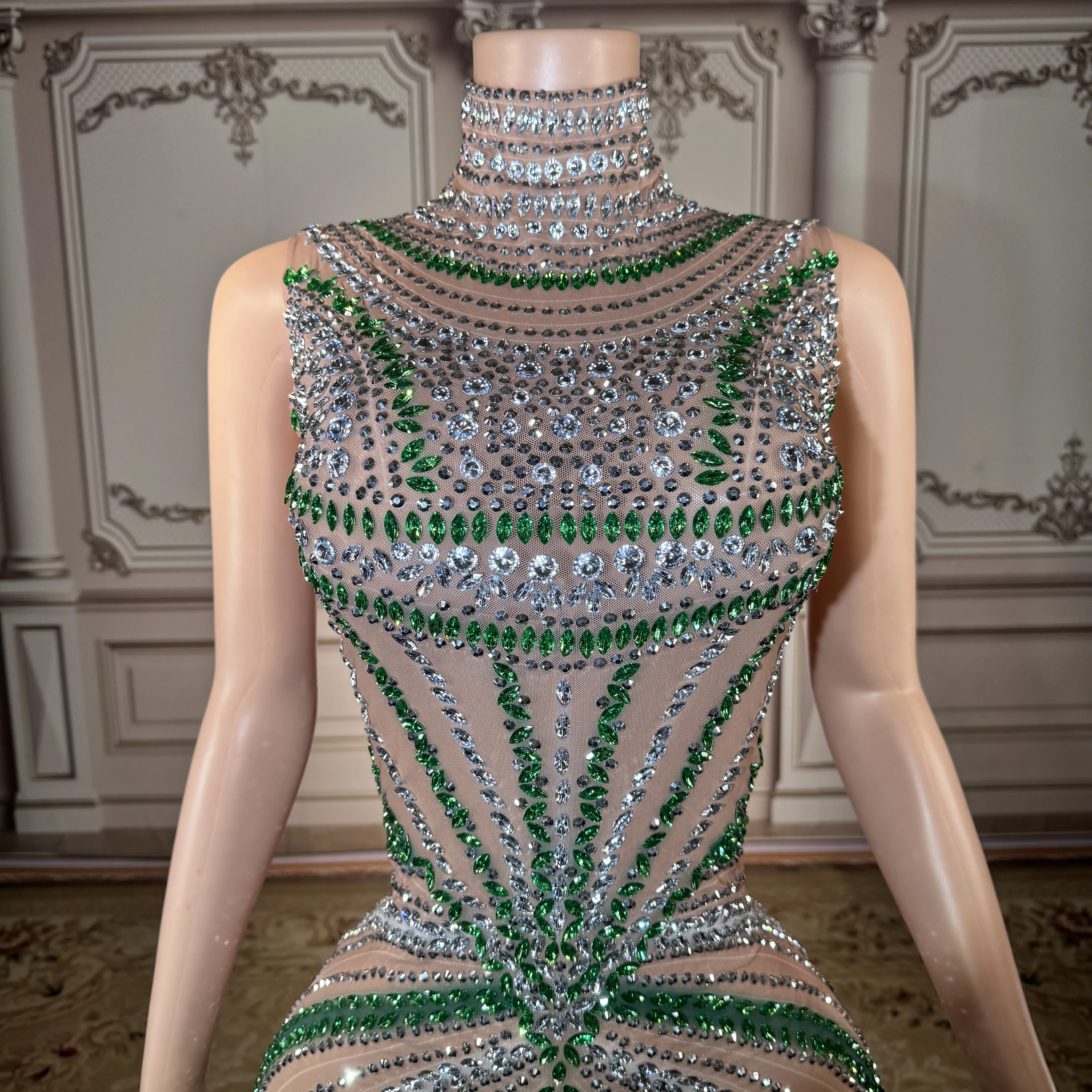 ZD فستان سهرة فساتين الحفلات بالإضافة إلى حجم الملابس النسائية مثير المرأة مساء أناقة لعيد ميلاد #3