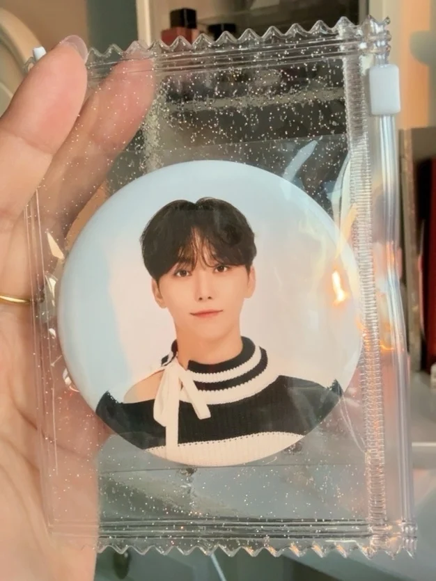 1pcs Cute Transparent Candy Bag 3 Inch Idol Photo Card Sleeves Holder Japanese Photocard Holder Card Films Game Cards Protector