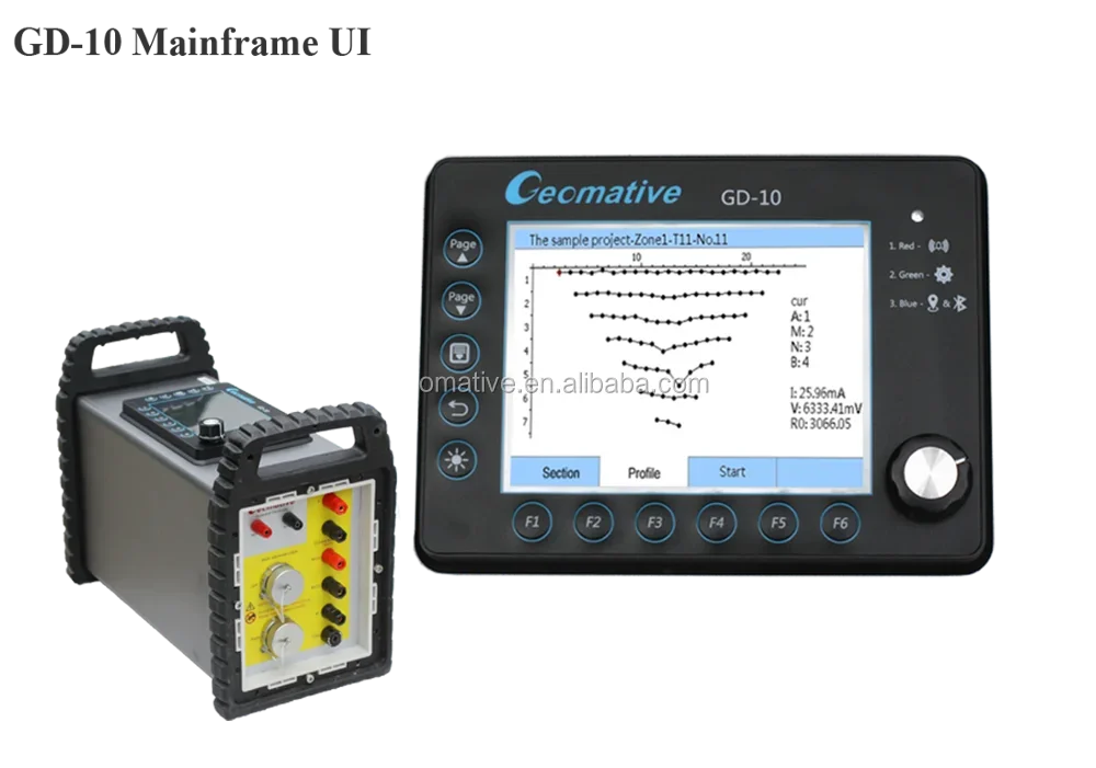 Geomative GD10 Electrical Resistivity Tomography ERT  for deep underground water detector