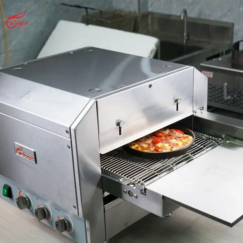 230V commercial baking equipment 14 inch electric conveyor restaurant pizza oven