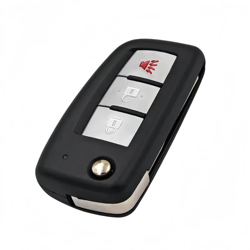 JsHonYu CWTWB1G767 433MHz 4A PCF7961M Remote Key for Nissan Qashqai J11 X-Trail T32 Juke F15 Pulsar Micra 2/3 Button Flip Fob