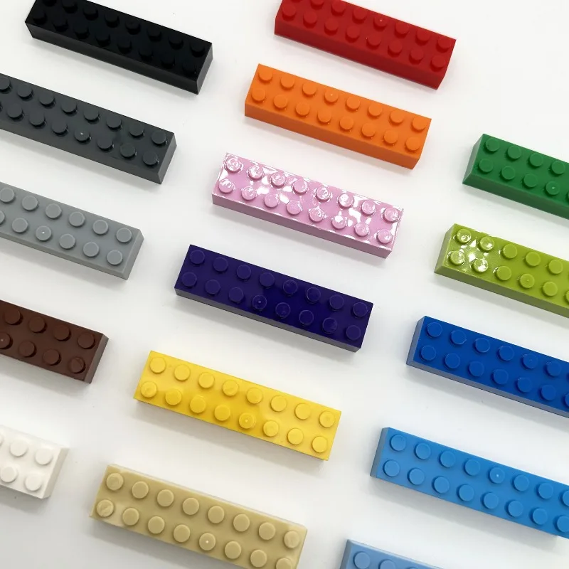 2x8 Building Bricks Bulk Small Particle Thick Blocks Compatible with Major Brands for DIY Projects Kids Toys Gift view 3