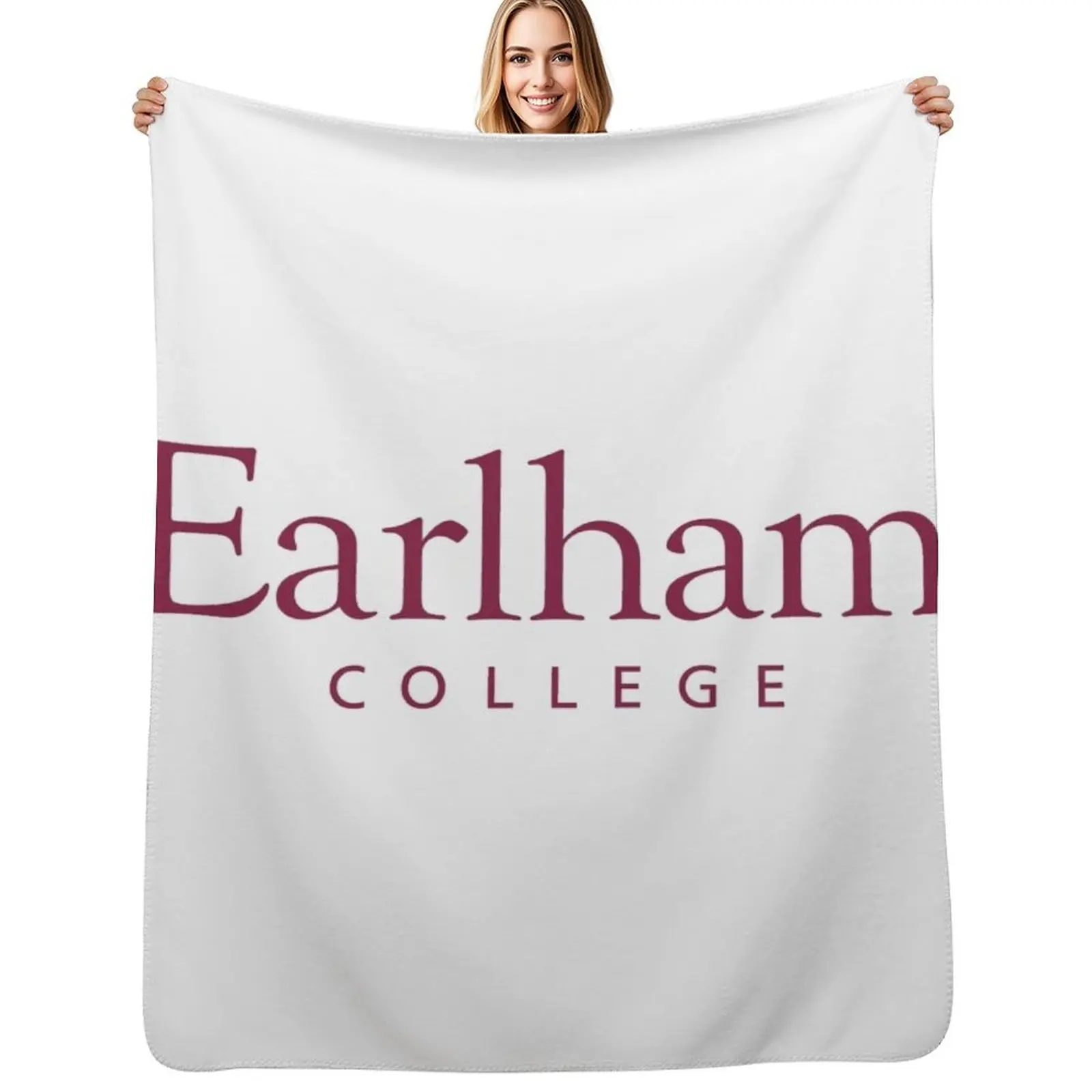

Earlham College Throw Blanket Luxury Throw Weighted Stuffeds christmas gifts Blankets