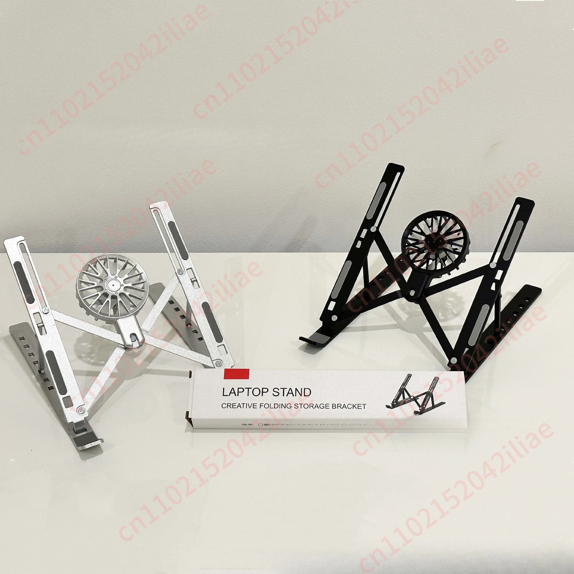 Notebook Folding Heat Dissipation Aluminum Alloy Bracket, Portable Storage Lifting Notebook Bracket