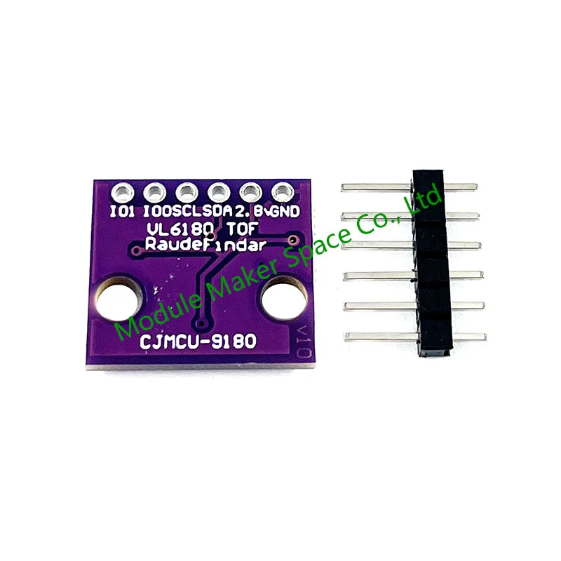 MCU-6180 VL6180 High Accuracy Range Finder Optical Ranging Sensor Module I2C Interface Board IR Emitter Ambient Light Sensor