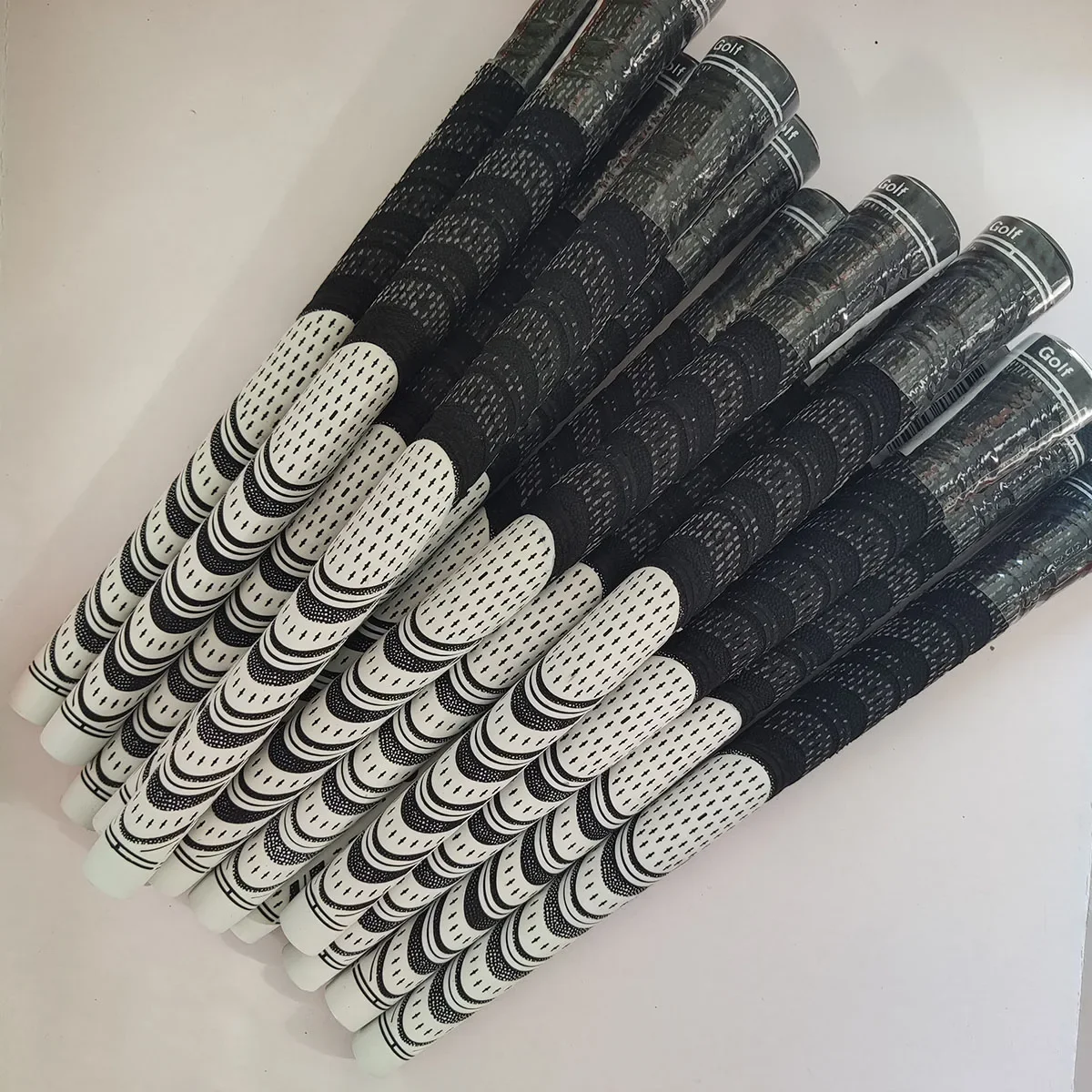

10pcs/13pcs iron wood Standard/Midsize Golf irons grip Midsize Multicompound Golf club Grips Carbon Yarn Wholesale white