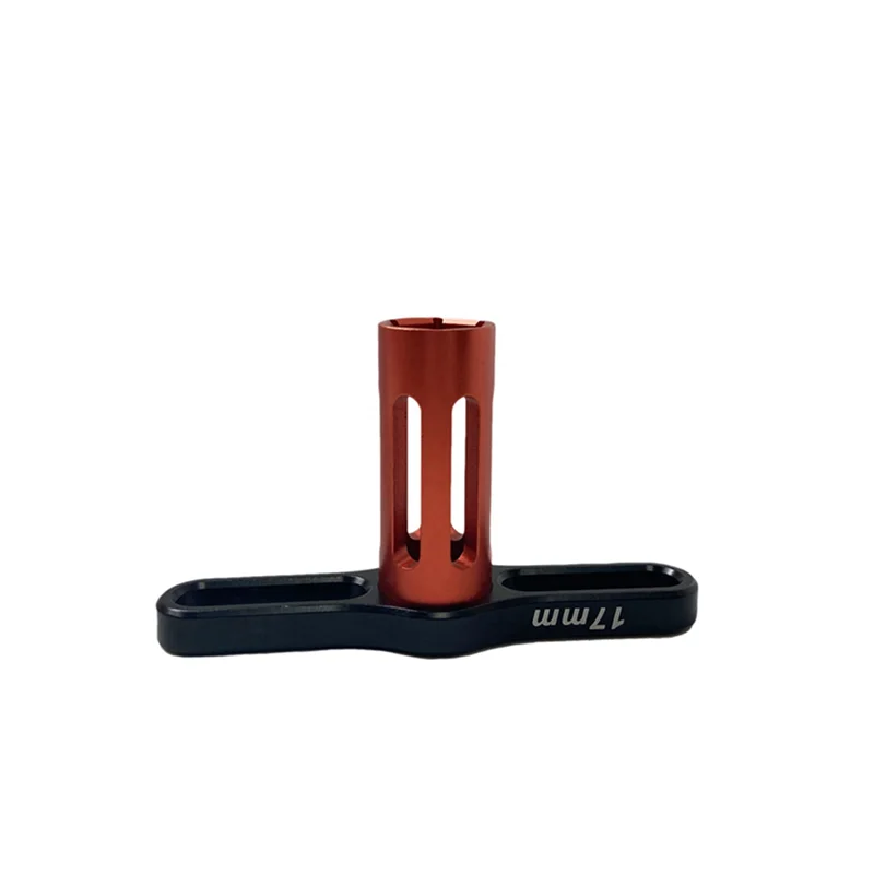 ABUM-4X metal 17mm roda porcas manga hex chave ferramenta para 1:8 fora de estrada rc carro monster truck traxxas x-maxx summit E-REVO