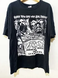 Vintage 2006 Rob Zombie T-shirt graphic full sizes short sleeve TT7930