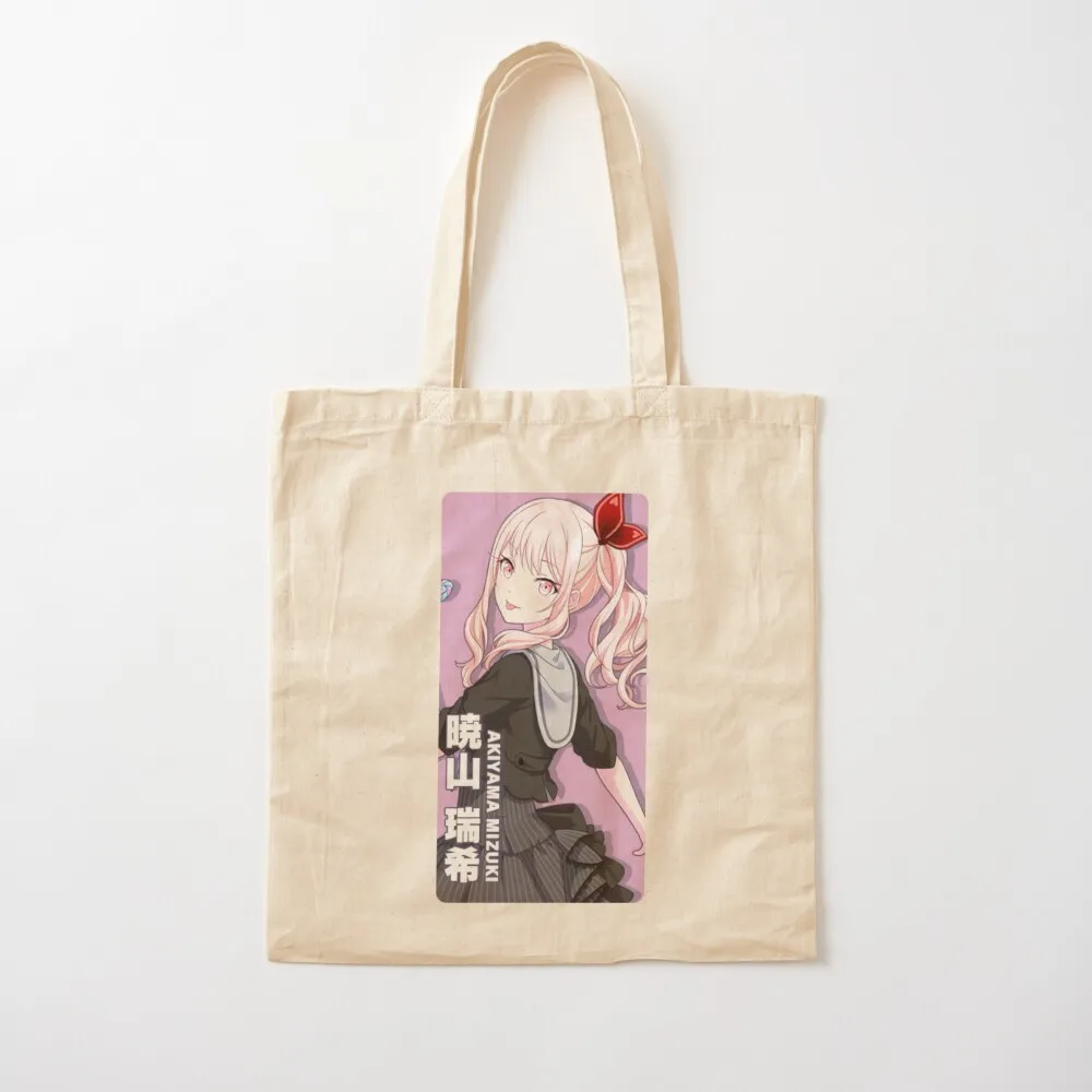 

Akiyama Mizuki Tote Bag tote bag canvas Large bags for women reusable shopping bag shopper women canvas Canvas Tote