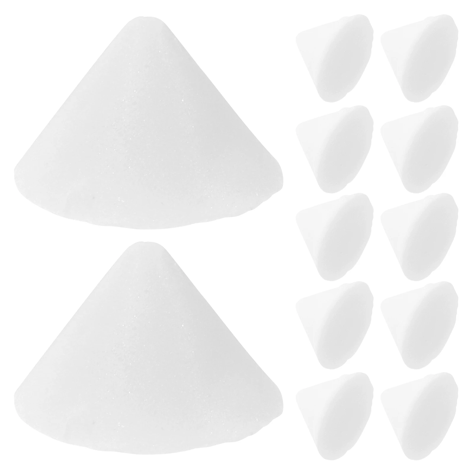 50pcs Ceramic Pottery Kiln Nail White Aluminum Oxide Clay Firing Tool Pottery Support Refractory Nails Storage Practical Craft