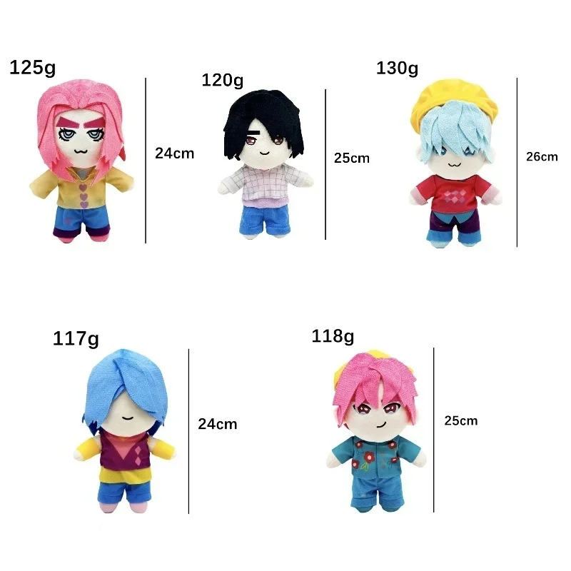 Leuke Anime Kpop Demons Hunters Pluche Paarse Tijger Zwarte Hoed Ekster 3 Ogen Monster Hunt Girl Groep Knuffel Voor Fans