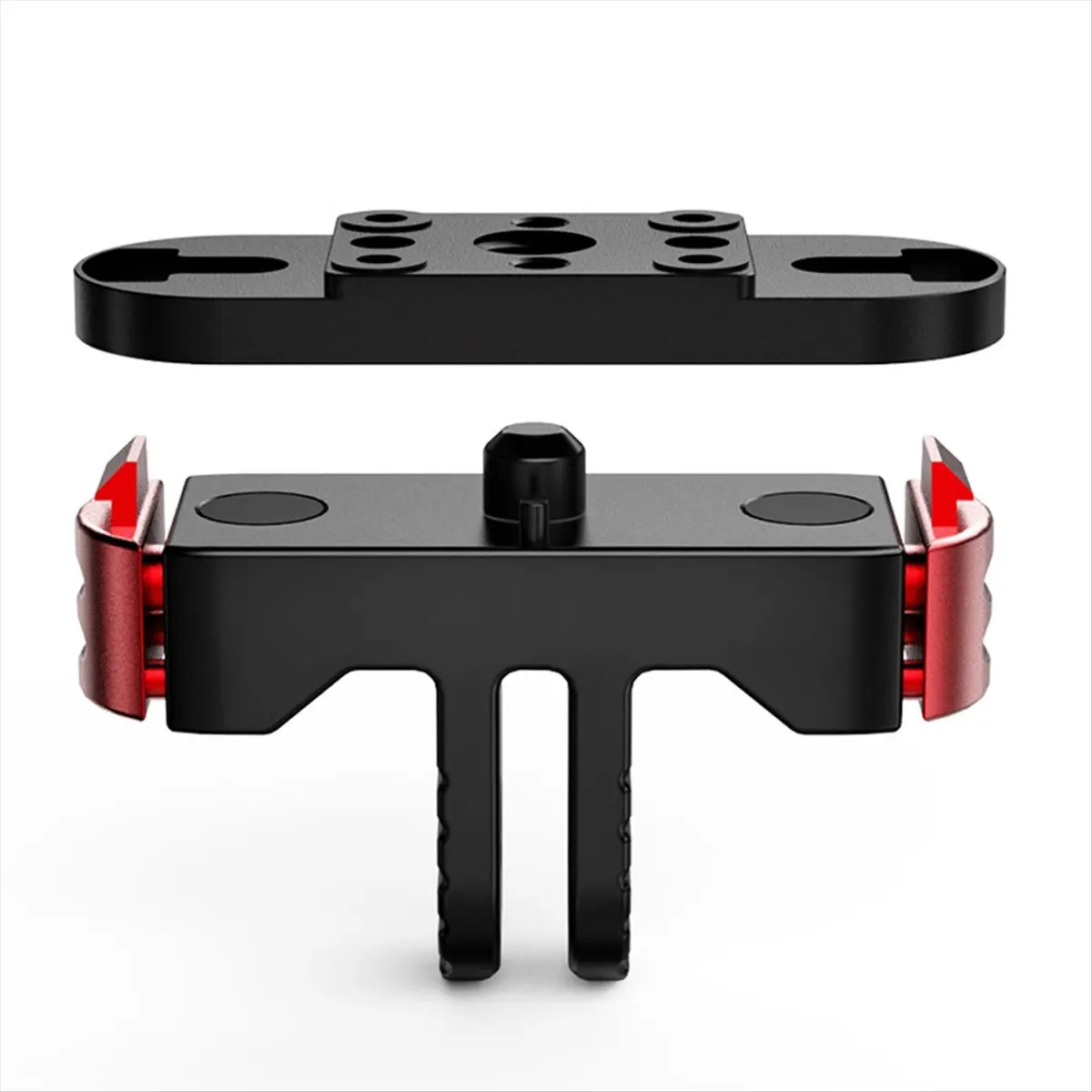 “QUALITY EXCELLE“2 Claw Quick Release Base Mount 1/4 Magnetic Adapter for 13/12/11/10/9/8 Action Camera Tripod Adapter Holder