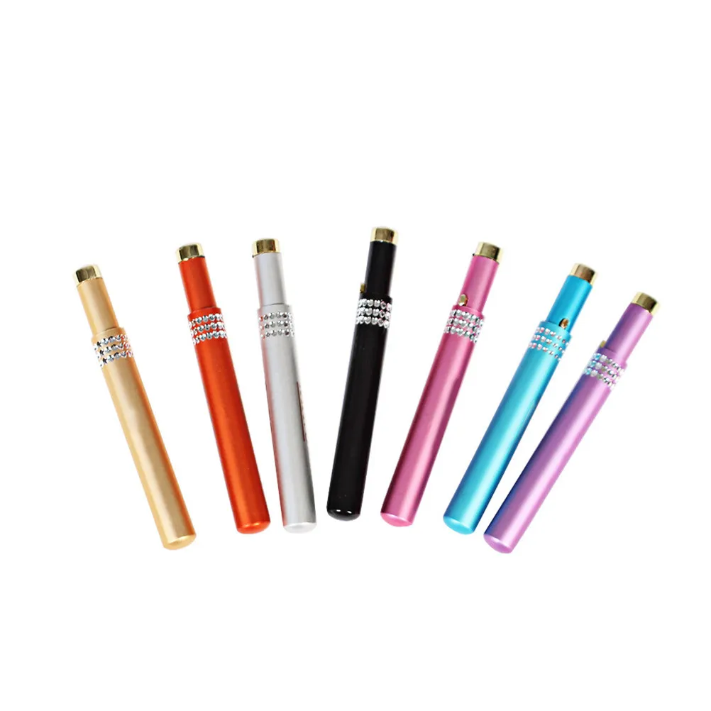 Retractable Lip Brush 2 Piece Set Soft Flexible Bristles Metal Shell Portable Lipstick Gloss Makeup Applicator