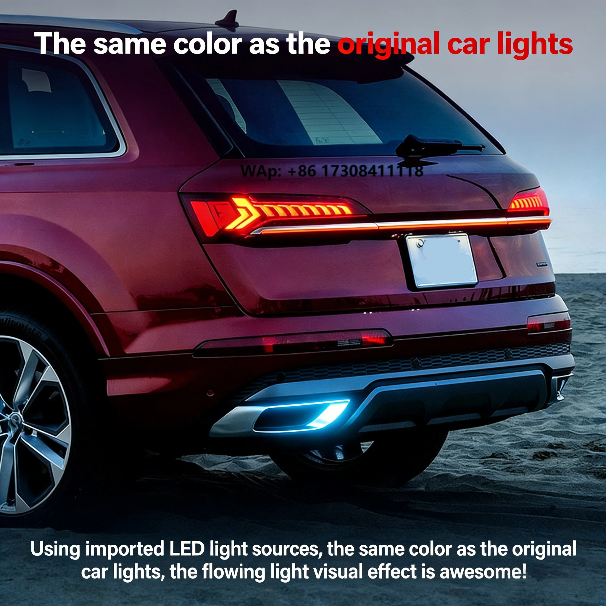 

Car Exterior Styling Retrofit Parts for Q7 2020-2025 LED Rear Tail Light Assembly