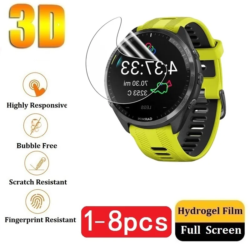 

For Garmin Forerunner 965 265 265s 165 Screen Protector Protective Film for Garmin Forerunner 955 255 745 245 45 55 Film Foil