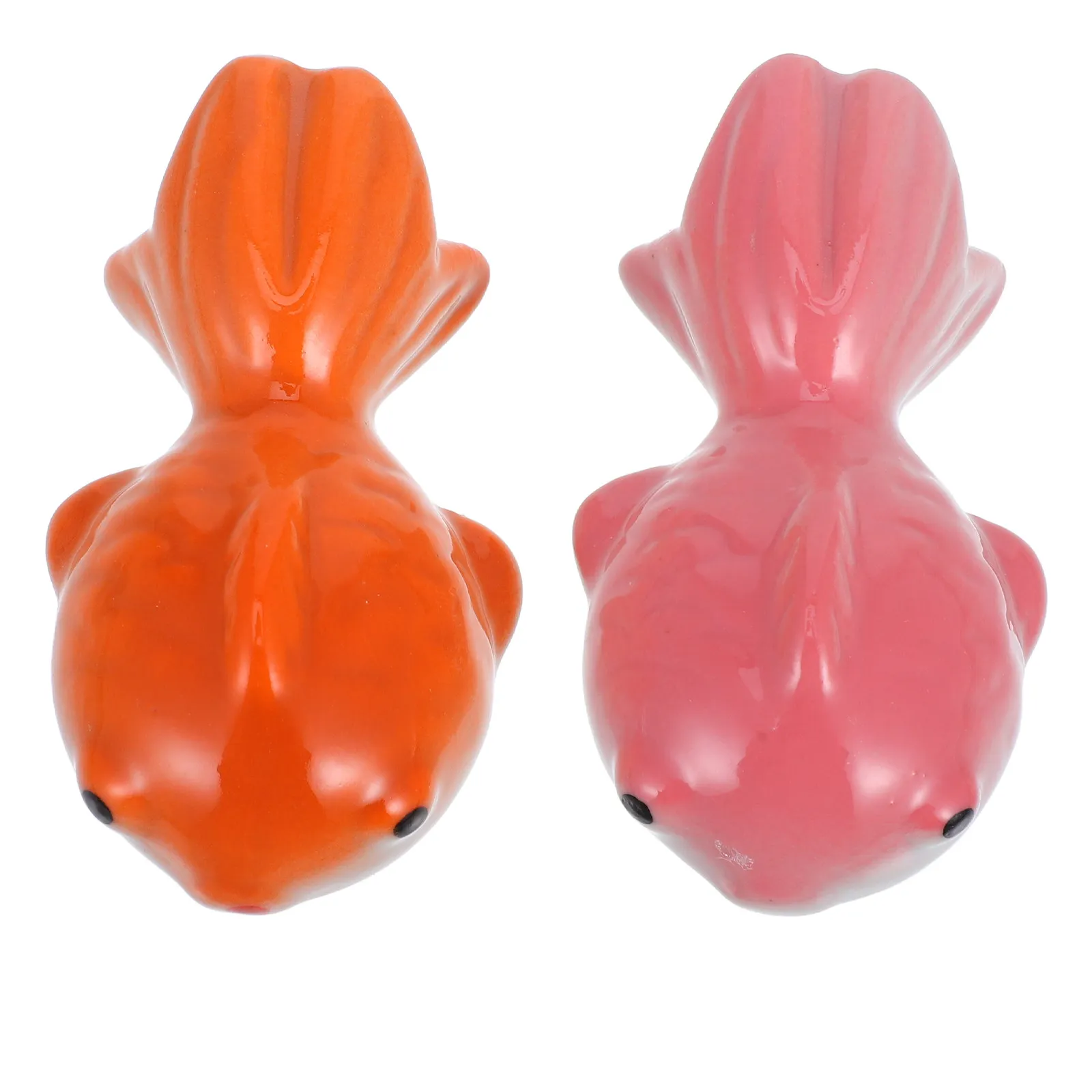 

Декоративная плавающая керамическая рыбка Кои для пруда, красно-оранжевая, водонепроницаемая, для дома и улицы, водный элемент декора