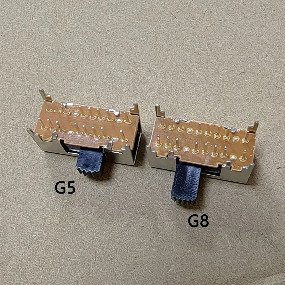 1 Pcs 16 Pin 3 Position 4P3T Panel PCB Mount Horizontal Slide Switch SK-43D03 Handle Height 5mm  Audio Amplifier Switch
