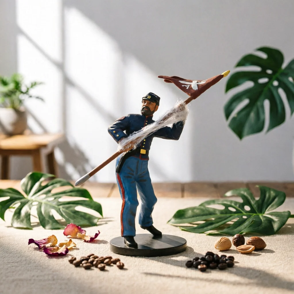 

1by32 Scale Historical Figurine Alloy Army Decor Military Model for Mini Diorama Collectors