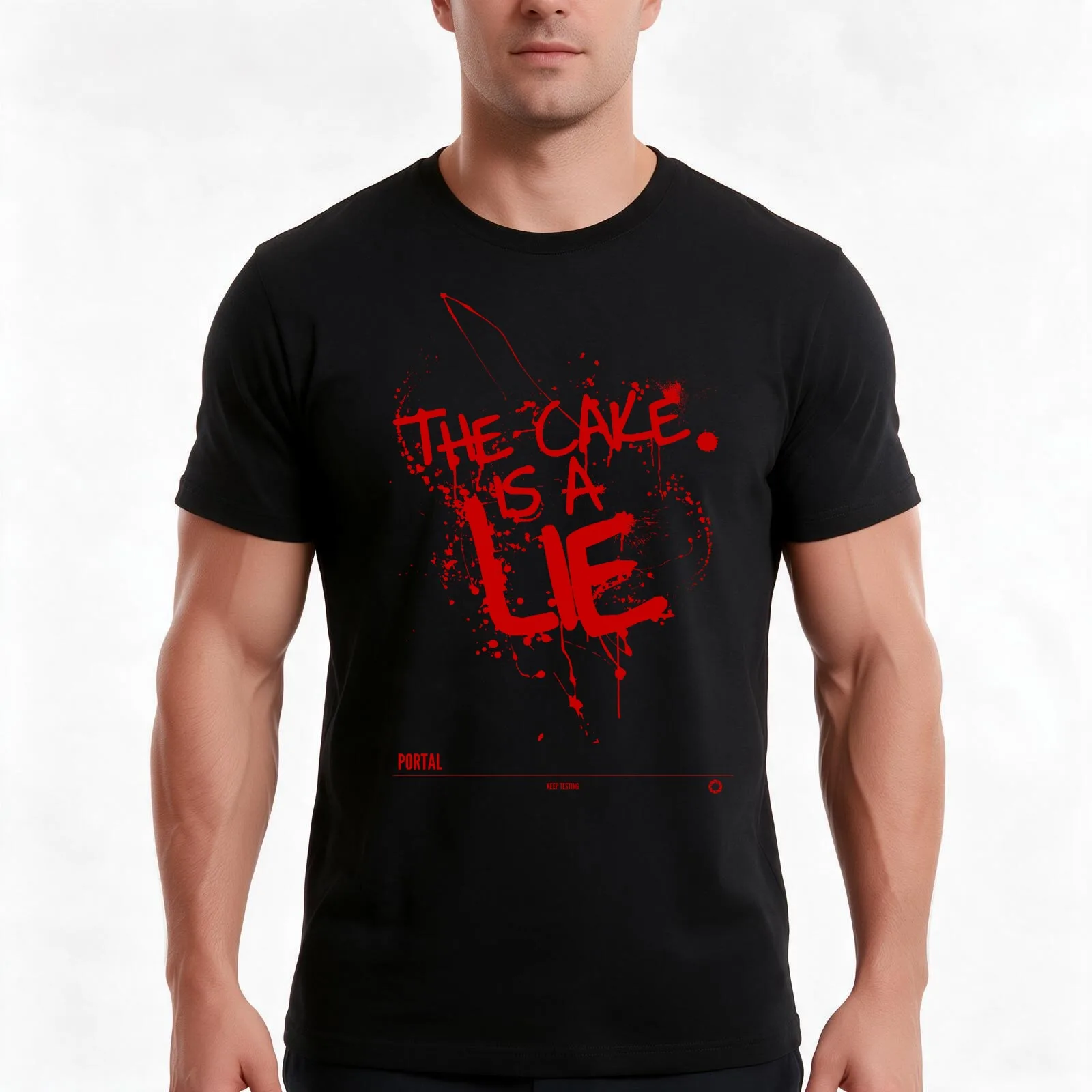 The Cake. (K) T-Shirt, Summer Casual Cotton Tee, Oversized Streetwear Tops, Vintage Graphic Print, Loose Fit Short Sleeve