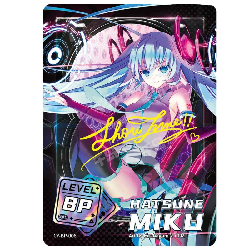 KAYOU Hatsune Miku Kagamine Card BP-10PCS Boys Anime Collection Card Symphony of Youth Christmas Birthday Present