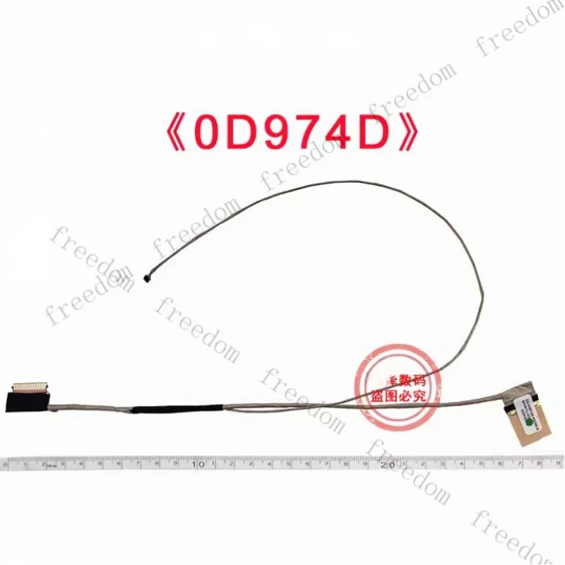 Novo cabo de tela HTS para Dell Vostro 5370 5000 V5370 Inspiron 5370 13-5370 0D974D