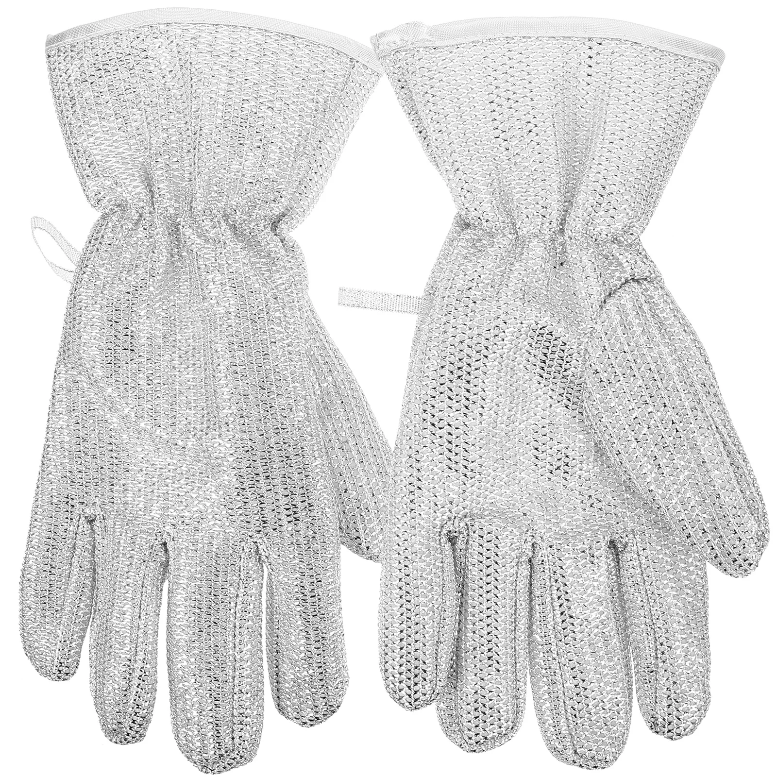

1 Pair Dishwashing Kitchen Washing Heat Resistant Oil Proof Long Reusable Cleaning Gloves For Pot Pan Bowl