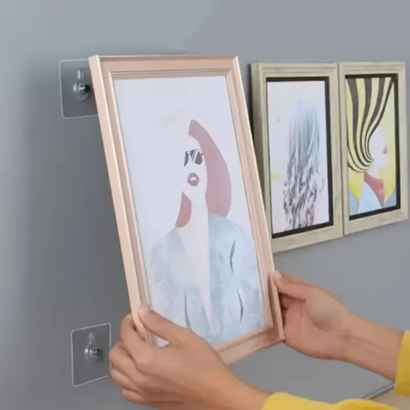 Transparent Self-Adhesive Hooks for Wall Hanging 5