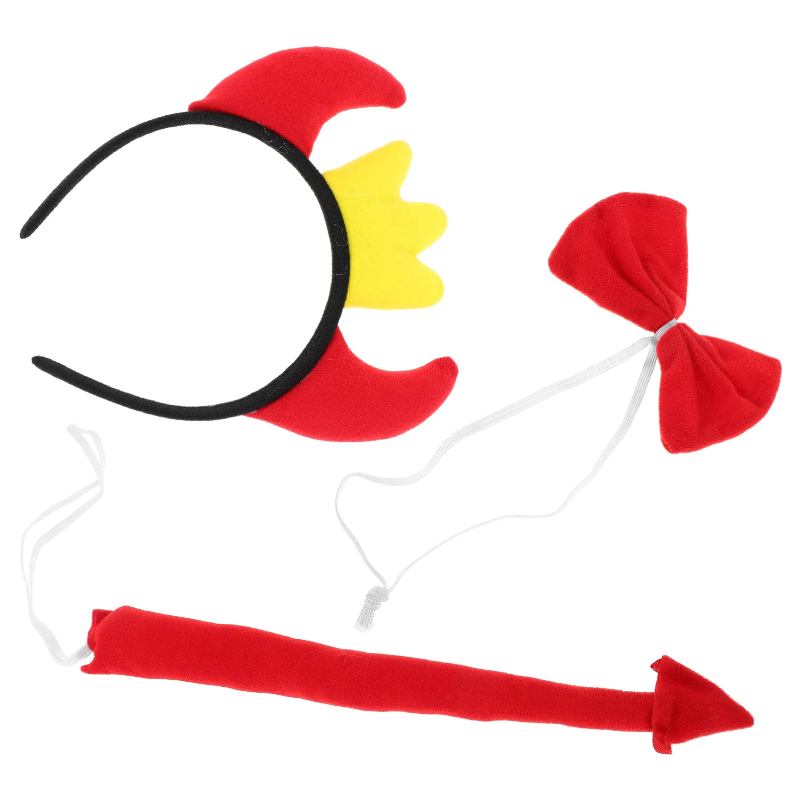 1세트 황소 뿔 머리띠 악마 뿔과 꼬리 코스튬 키트 할로윈 가면 파티 코스프레 카니발 액세서리 세트