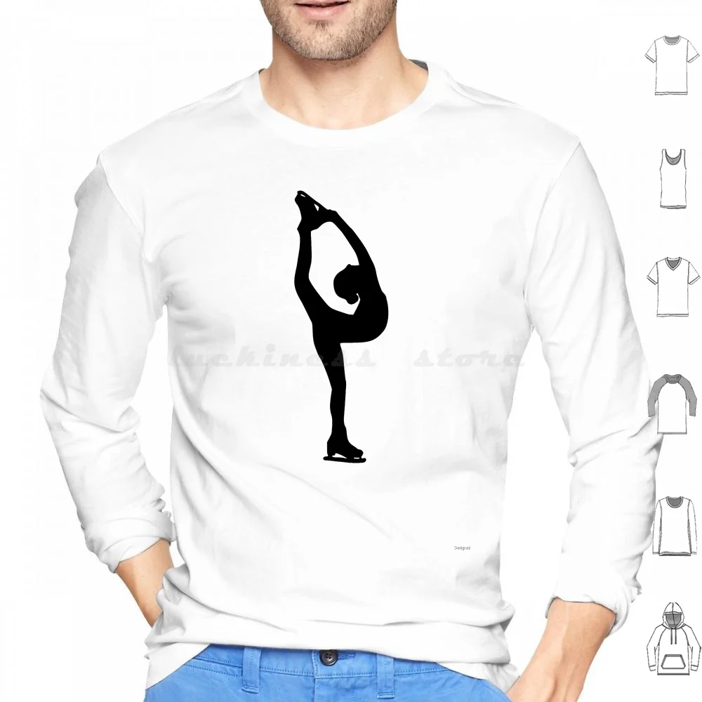 Figure Skating Hoodie cotton Long Sleeve Figure Skating Ice Winter Sports Skate Woman Girl Dancing Dance Gymnastics