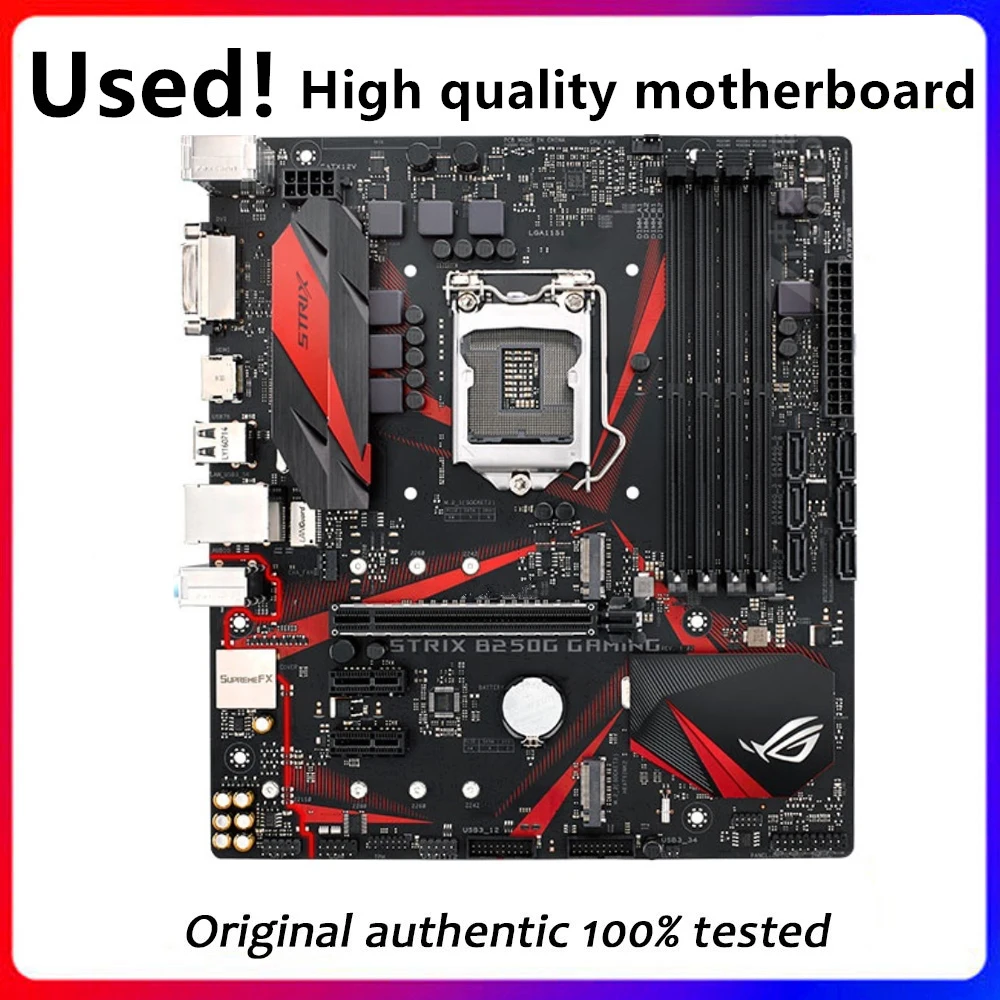 

B250G For Asus ROG STRIX B250G GAMING Original Used Desktop Intel B250 B250M DDR4 Motherboard LGA 1151 i7/i5/i3 USB3.0 SATA3