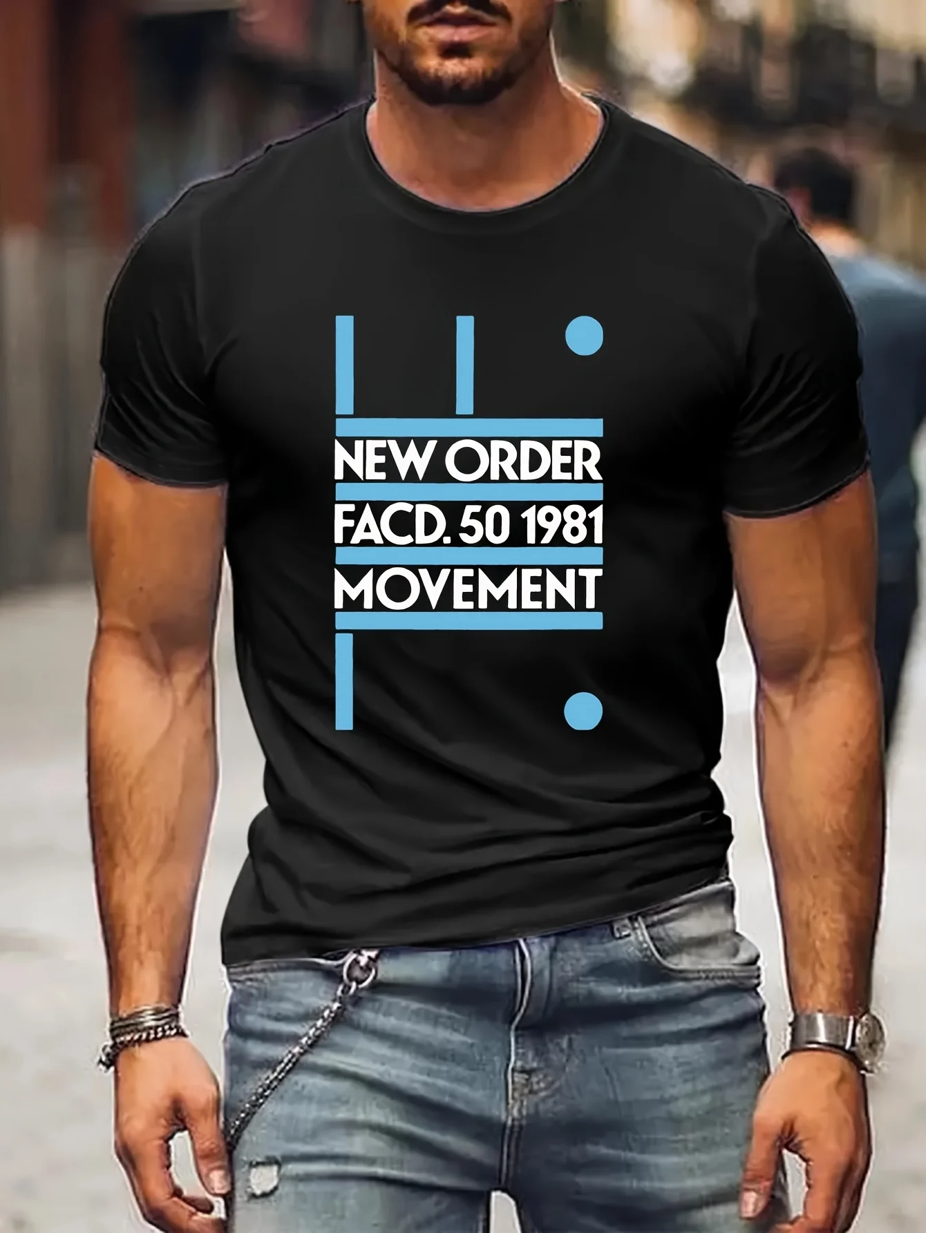 The 80S Order Movement For Harajuku Oversized T Shirt Men Anime Clothes Dad Gifts Anime Men T shirt Printed T-Shirt B5020564