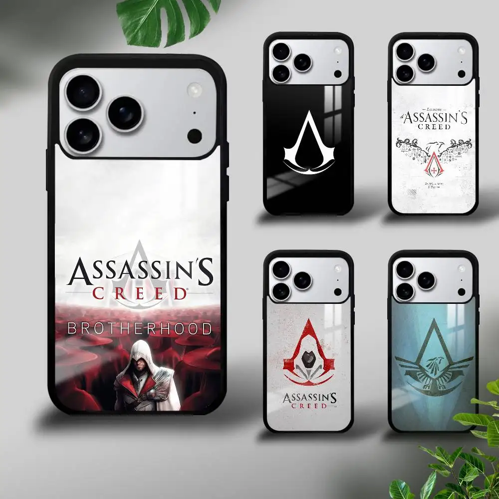 Funda de teléfono A-Assassins CreedS para iPhone 17 16 15 14 13 12 11 Pro Xs Max Mini Plus Celulares Funda dura