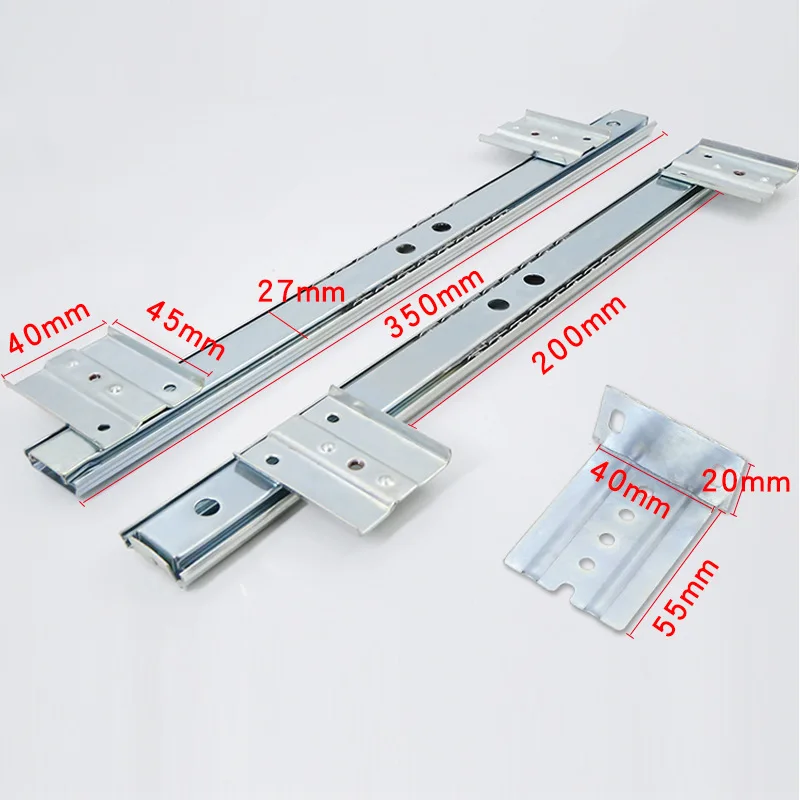 مكتب الكمبيوتر لوحة المفاتيح قاعدة رفع السكك الحديدية 27 35 واسعة قسمين دليل السكك الحديدية الكرة درج السكك الحديدية #4