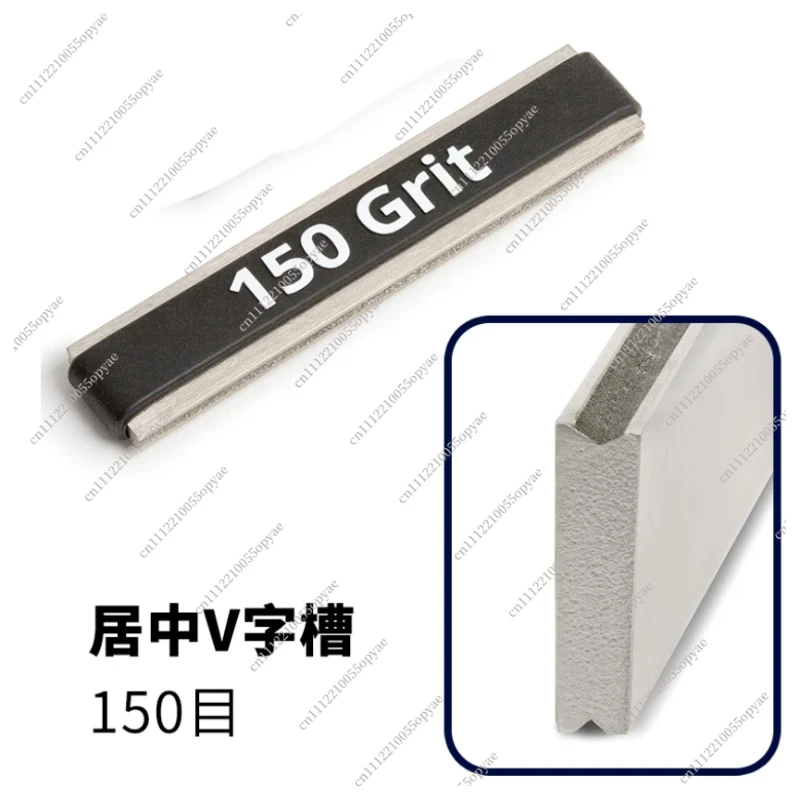 Centered V Slot Diamond Abrasive File Guitar Fret Polishing Leveling Repair Grinding Tool