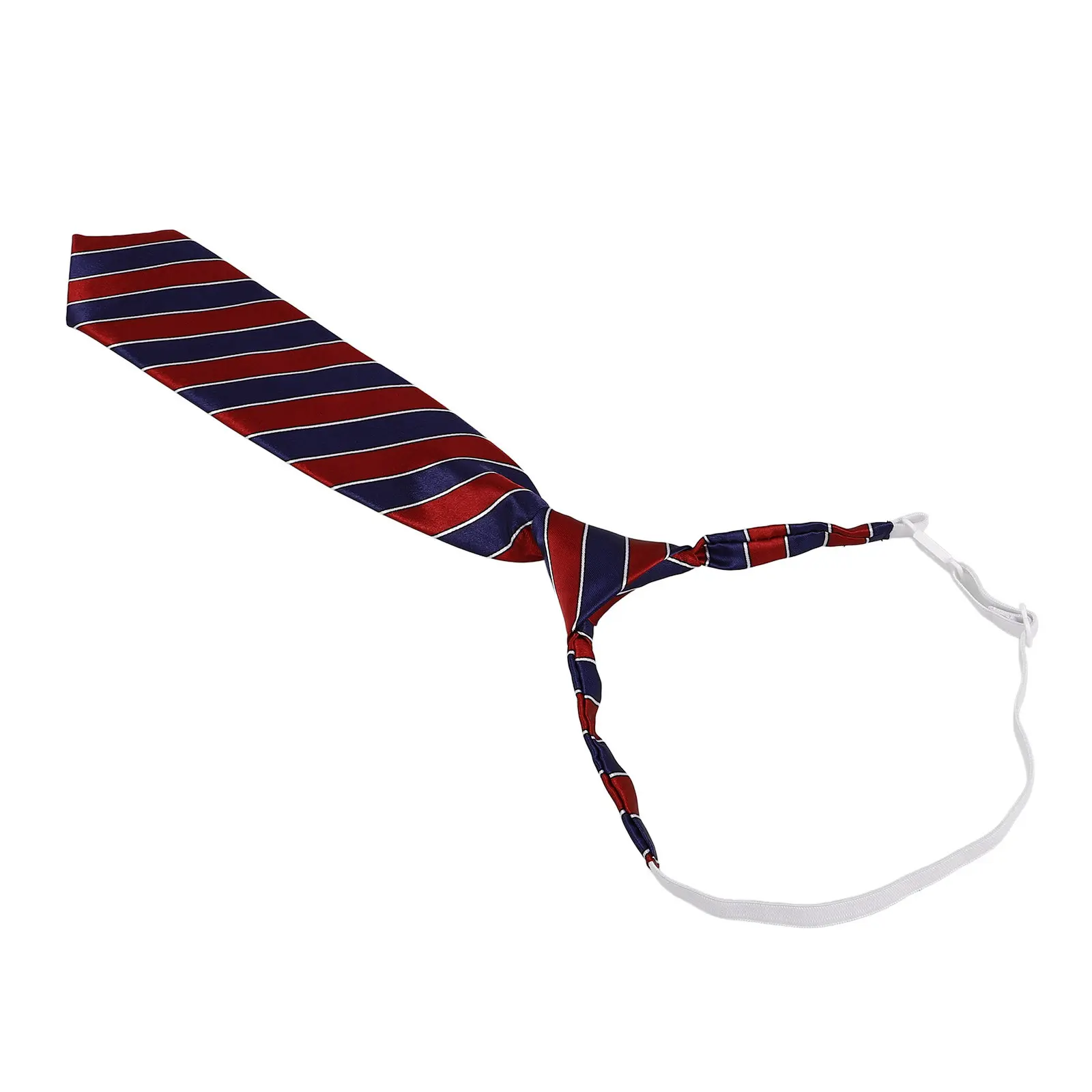 

Регулируемый эластичный галстук для школьников, 32 см, разноцветный в полоску, аксессуар для школьной формы, аксессуар для студенческого костюма