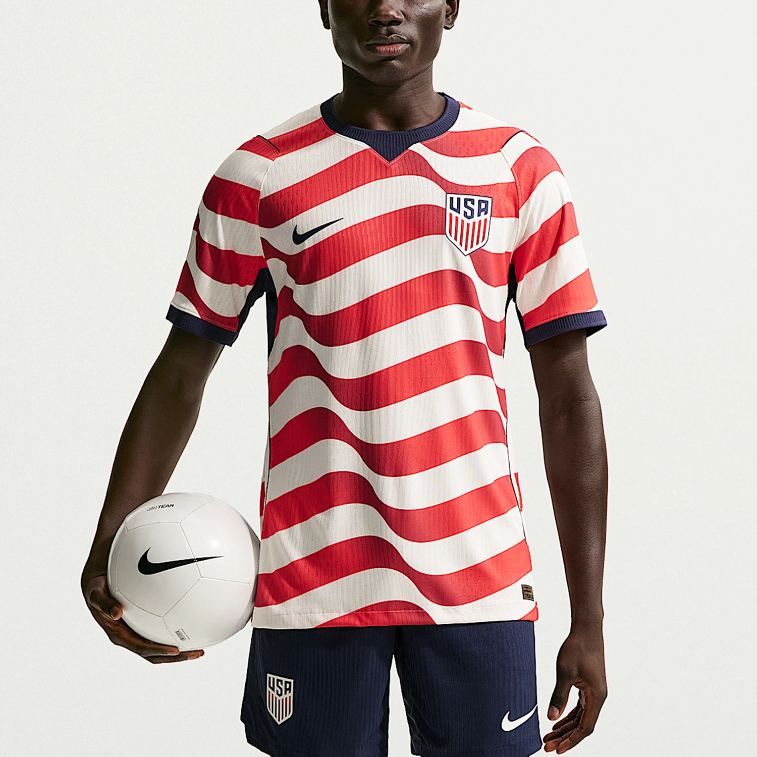 Nike Authentic Aero FIT Men's Daily Match Striped Short Sleeve T-shirt IB5183-133