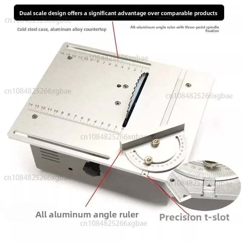 

Миниатюрная настольная пила, прецизионная маленькая деревообрабатывающая бензопила, многофункциональный настольный режущий станок, бытовая мини-бензопила