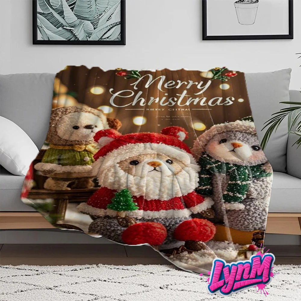 

Heavyweight Flannel | Festive Gift Selectio | Soft and delicate | Keep warm | Room Decor Blanket, Camping Stuff