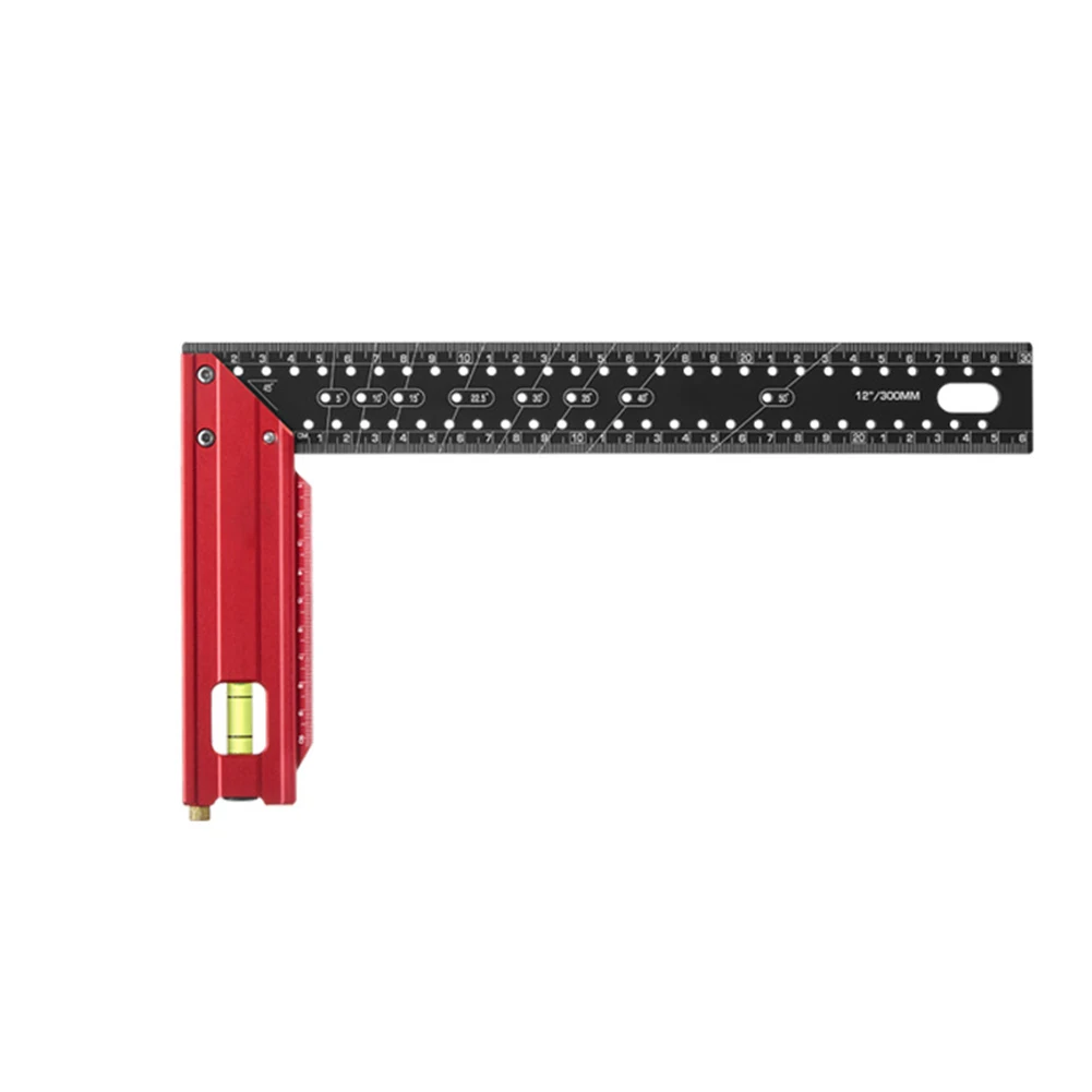 Efficient Aluminum Alloy Hole Ruler for Quick Spacing and Straight Line Positioning in Woodworking Applications