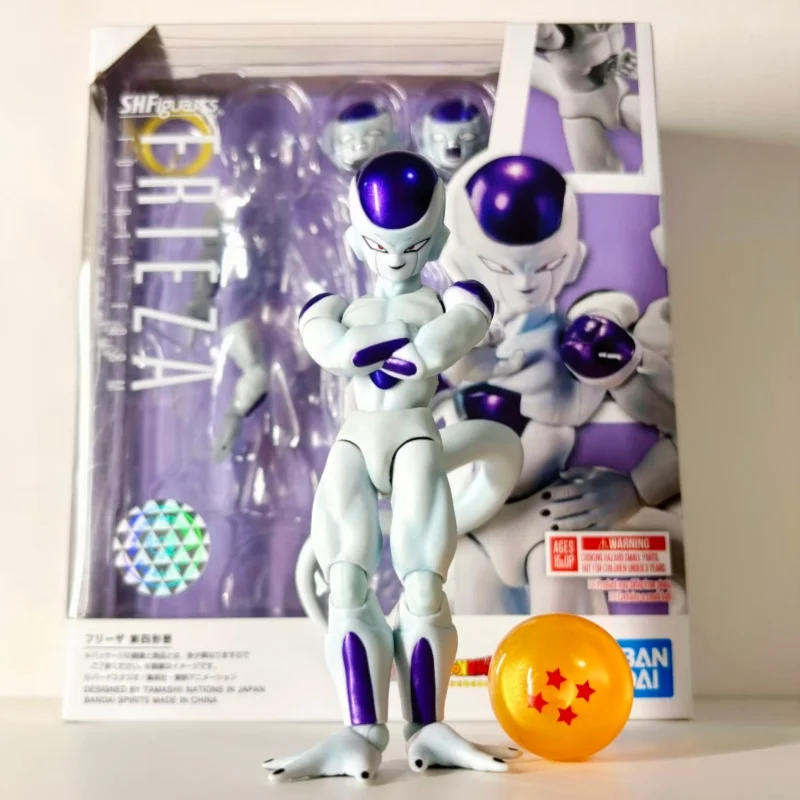 

В наличии оригинальная фигурка Bandai S.H.Figuarts Dragon Ball Z Frieza Fourth Form, аниме-фигурка, коллекционная модель из ПВХ, игрушки для подарков