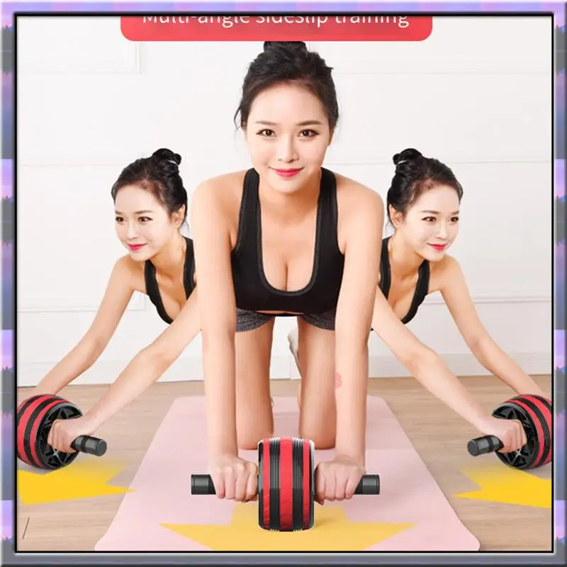 

ABJX New Ab Wheel Roller Workout Roller Wheel With Knee Abdominal Exercise Equipment For Home Gym Training Core Muscles,C Easy T